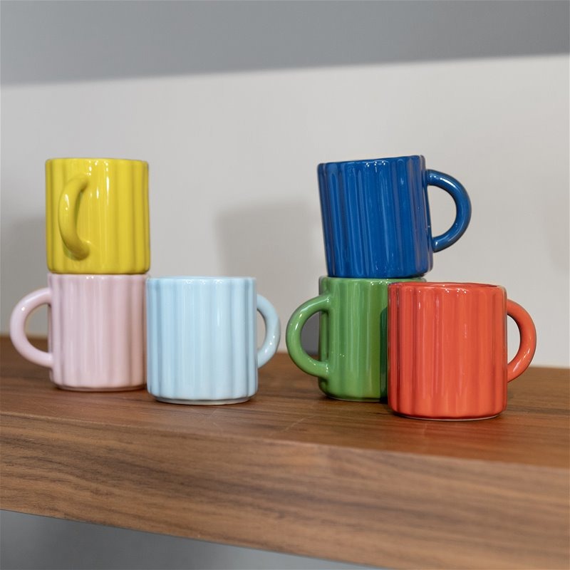 Colorful Espresso Tube Mug 0.1L