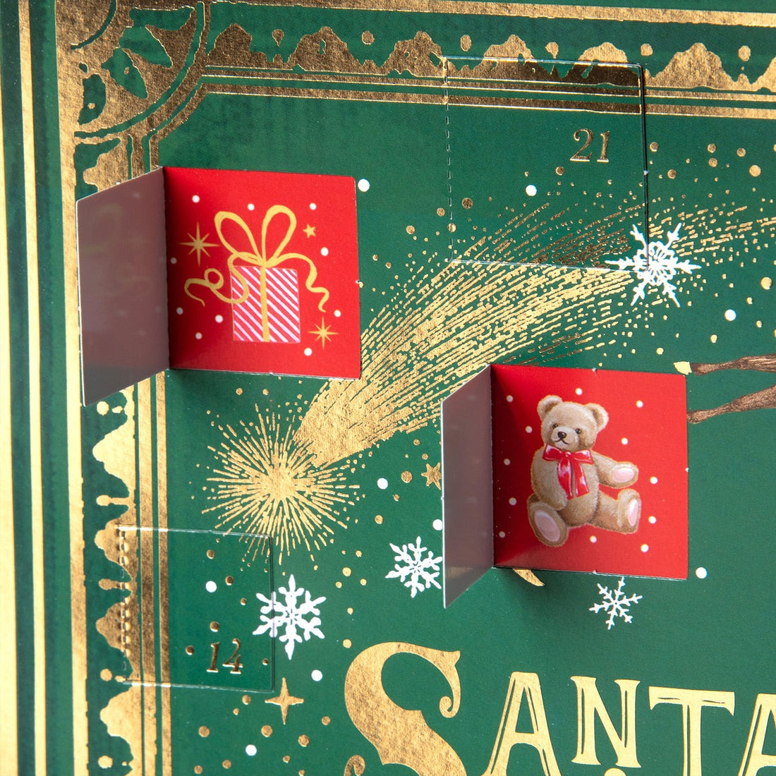 Close-ip of the Santa&
