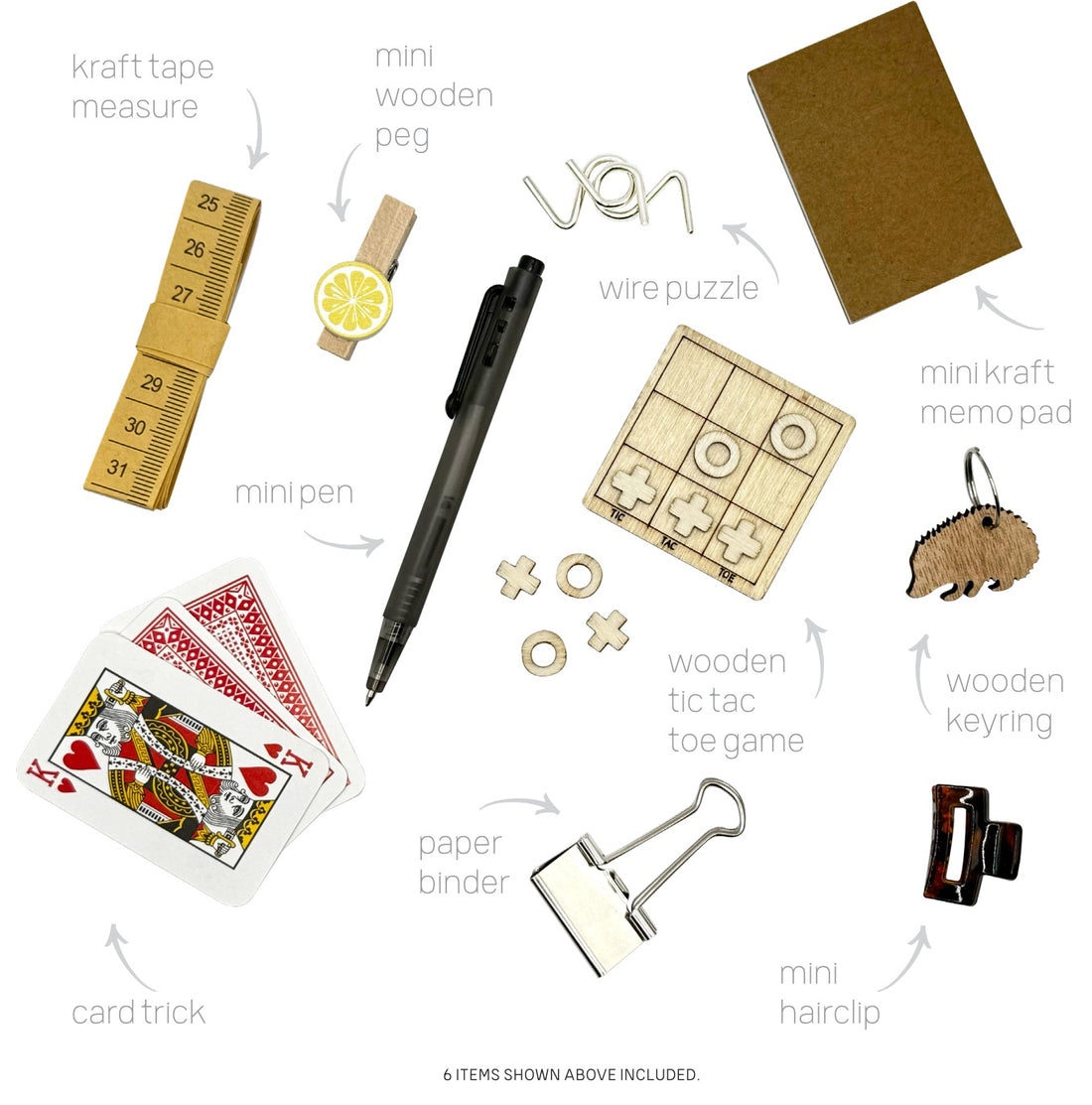 Village Scene Christmas Crackers Set of 6