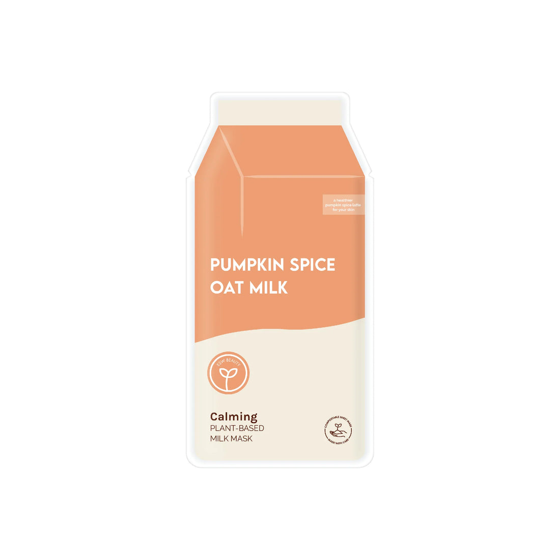 Pumpkin Spice Oat Milk Raw Juice Vegan Face Mask 25ml