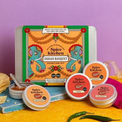 Cook authentic Indian dishes at home with Chaat Masala, Garam Masala, Tandoori Masala, and Harissa