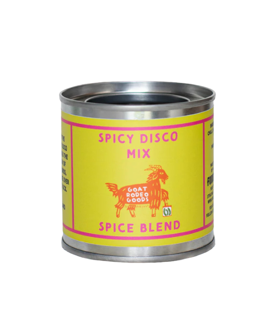 Spicy Disco Mix jar with pink peppercorn, Aleppo pepper, parsley, and juniper – versatile spice blend for chicken, fish, roasted vegetables, and gourmet cooking