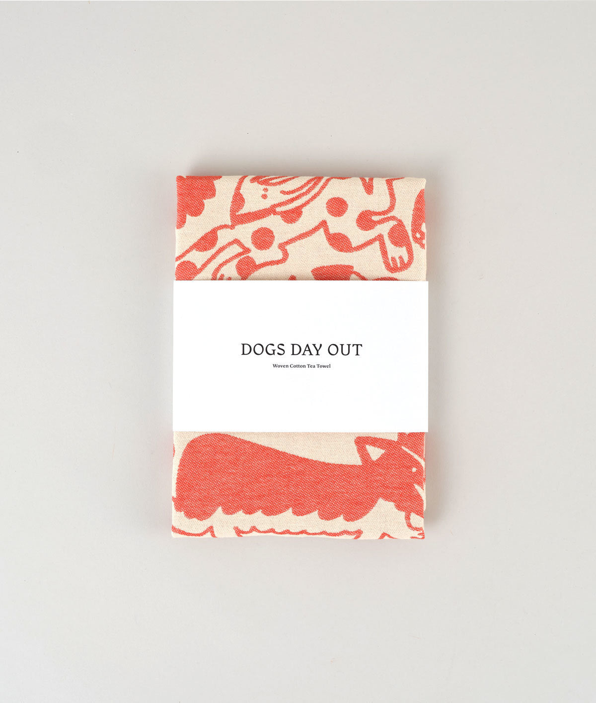 Dogs Day Out Tea Towel