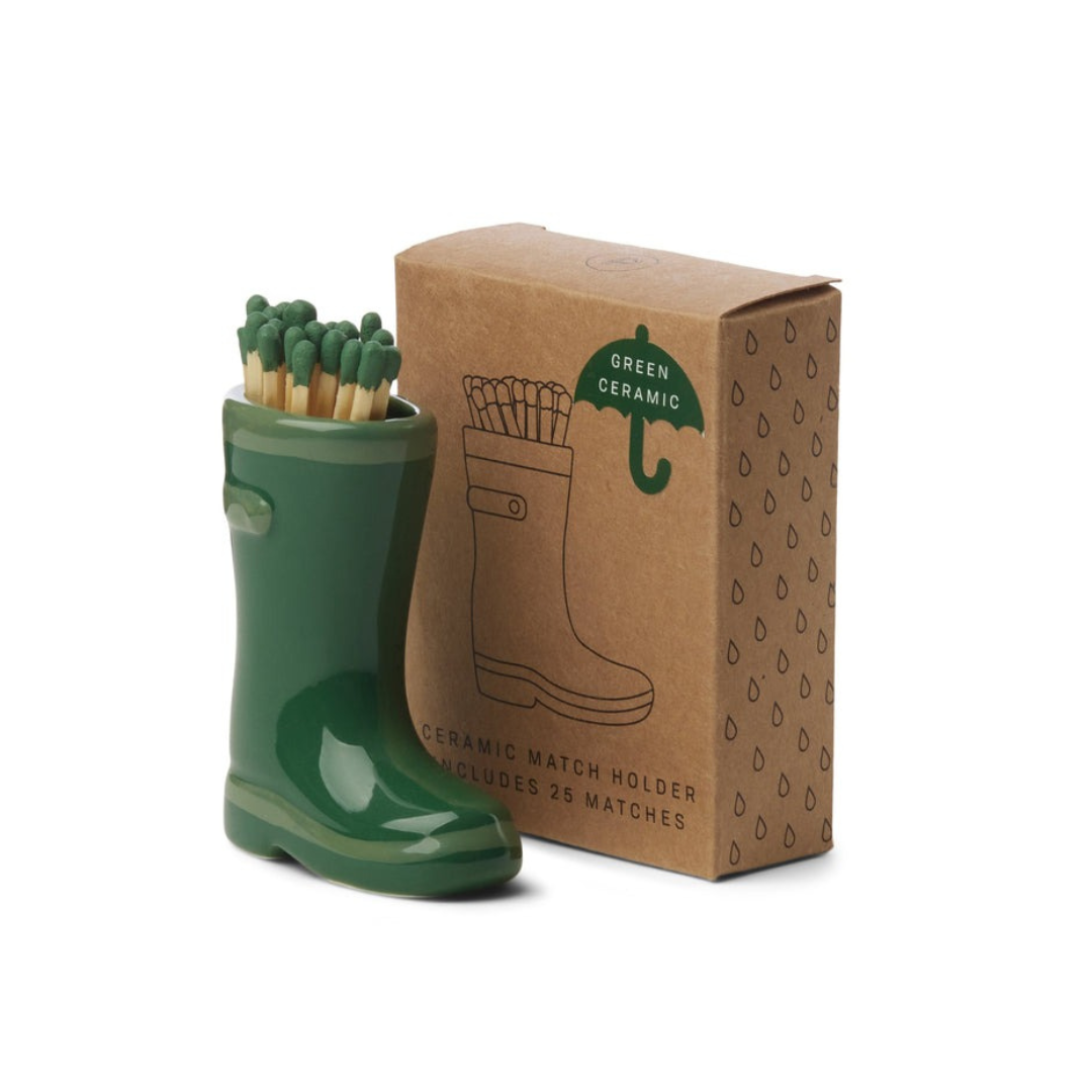 Wellington Boot 25 Matches Holder