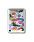 Compact ceramic trinket dish with hand-painted rainbow snake design and 10k gold detailing, ideal for holding jewelry, keys, or small essentials, presented in eco-friendly gift box.
