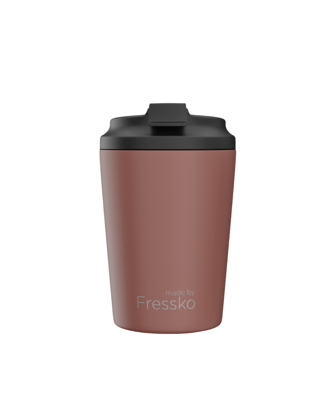 Tuscan Bino 230ml reusable coffee cup with screw-on lid, insulated stainless steel, eco-friendly, BPA-free travel mug for coffee or tea