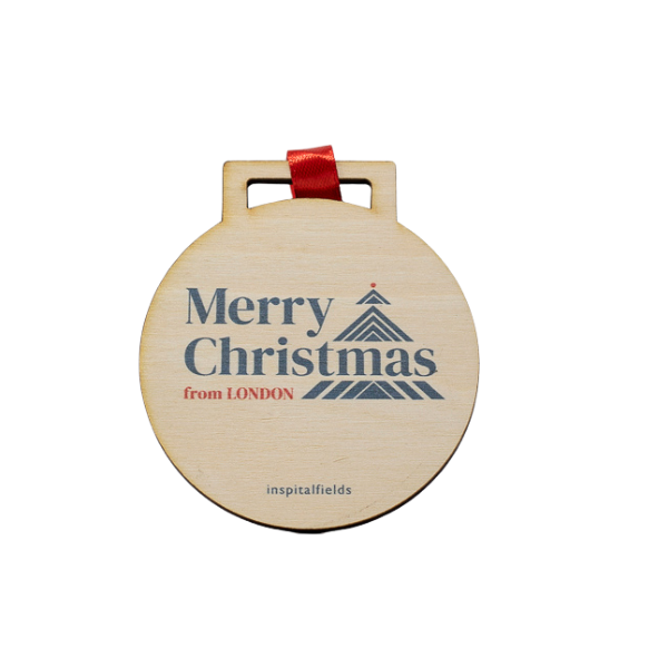 The Gherkin Wooden Bauble