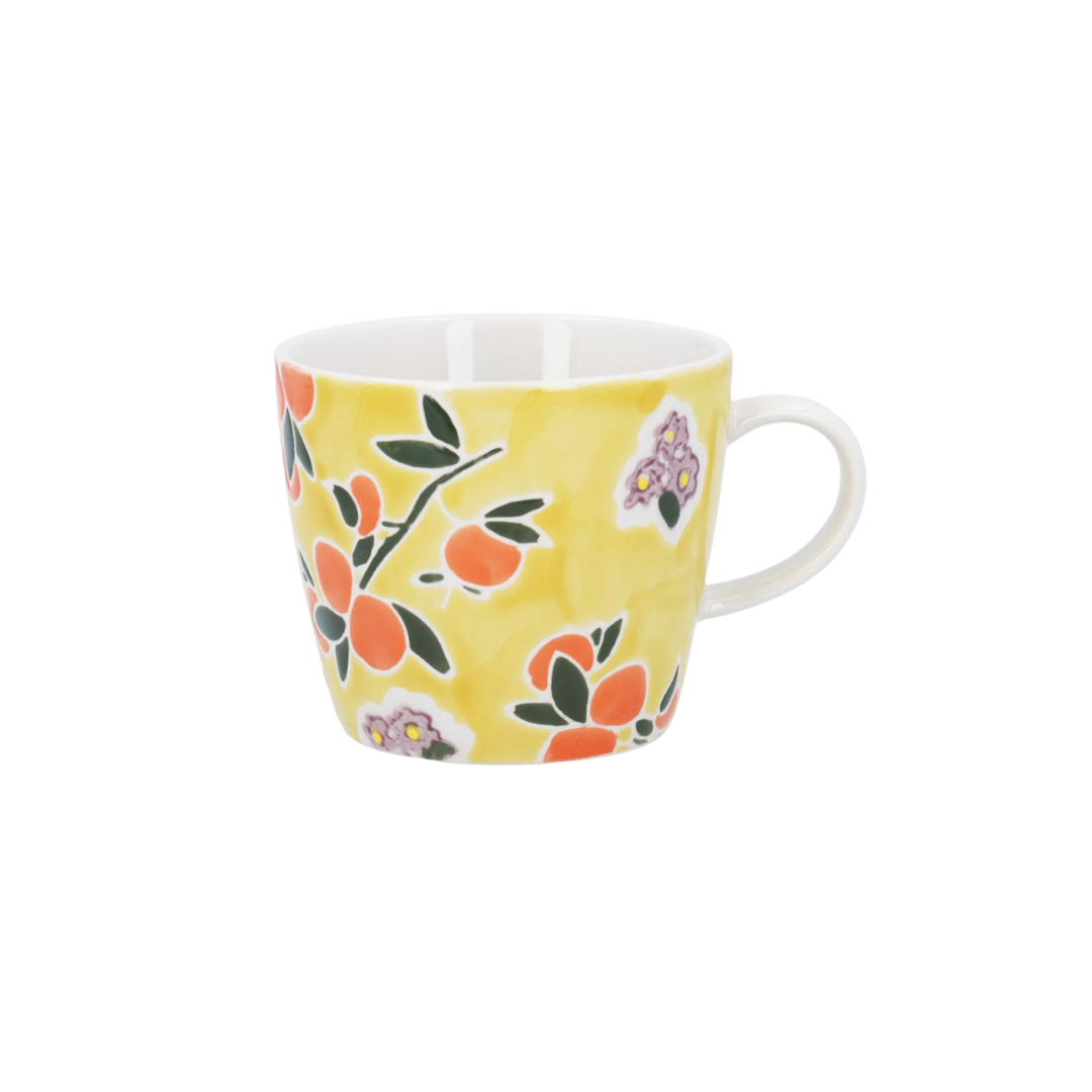 Yellow Satsuma Branch Stoneware Brunch