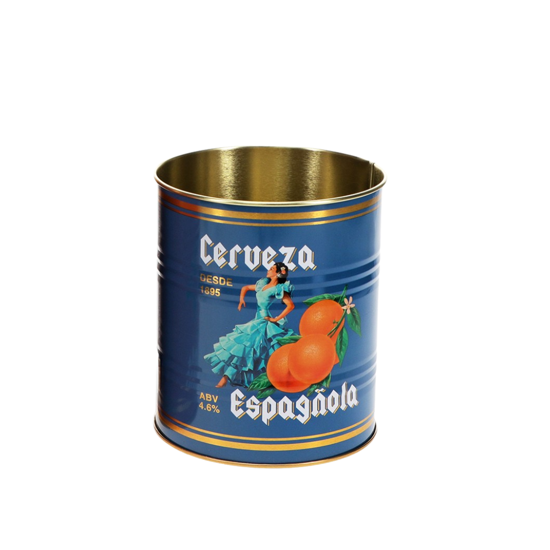 Cerveza Española Small Blue Storage Tin