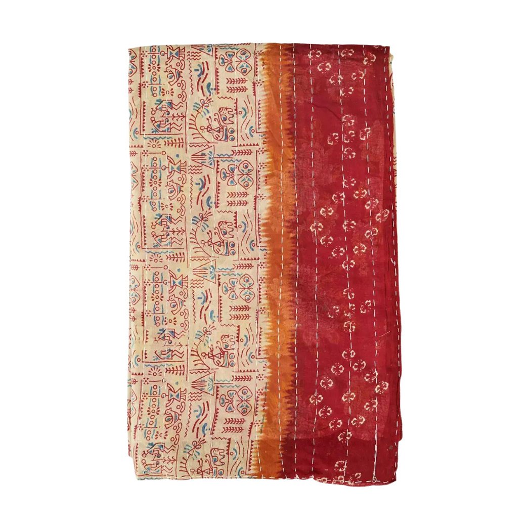 Kantha Recycled Throw