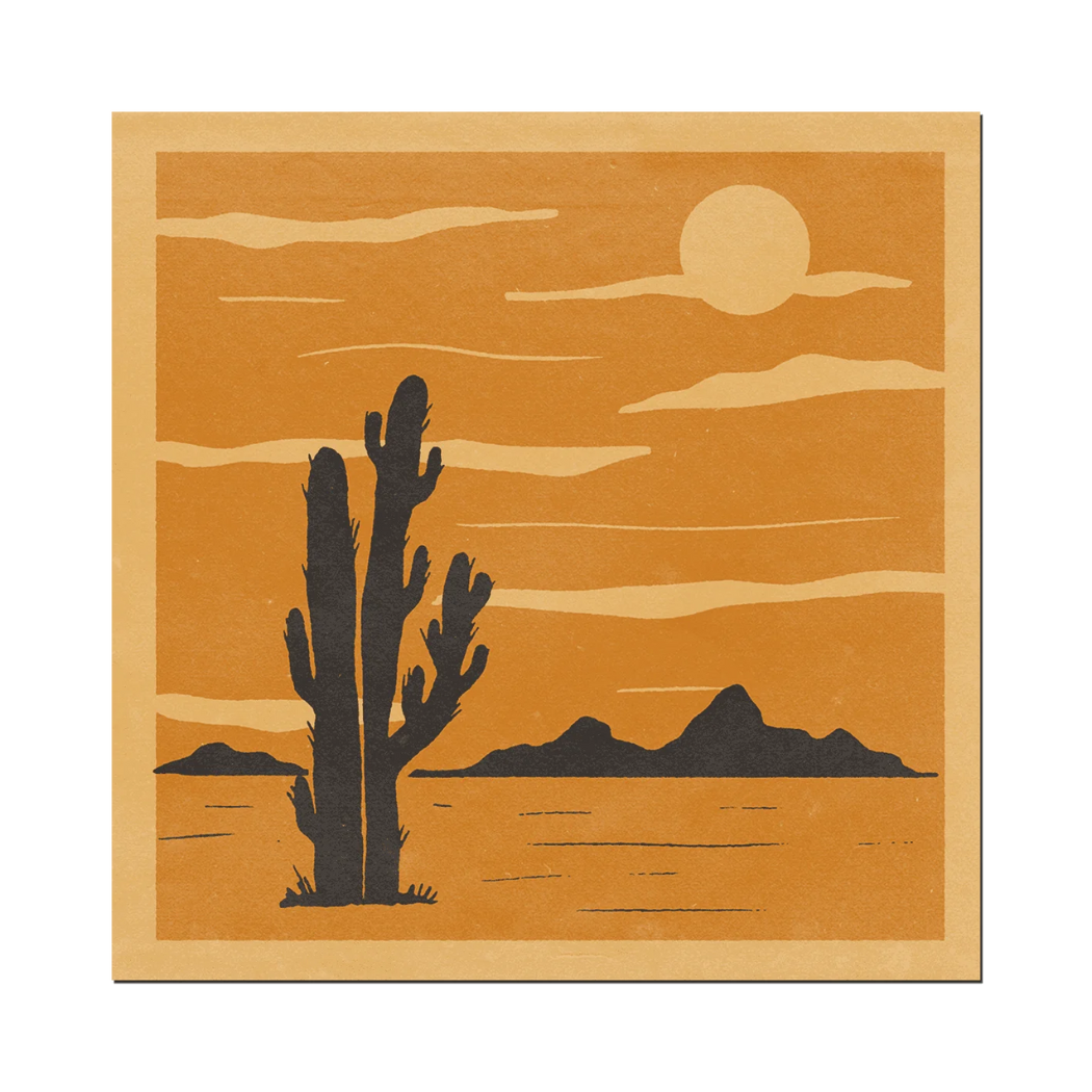 Desert Clouds Unframed Print