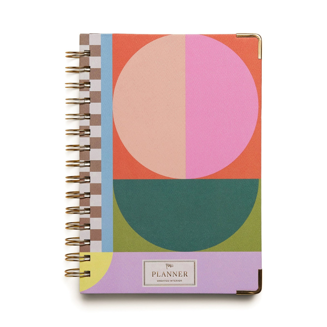 Undated Daily Planner - Geometrical