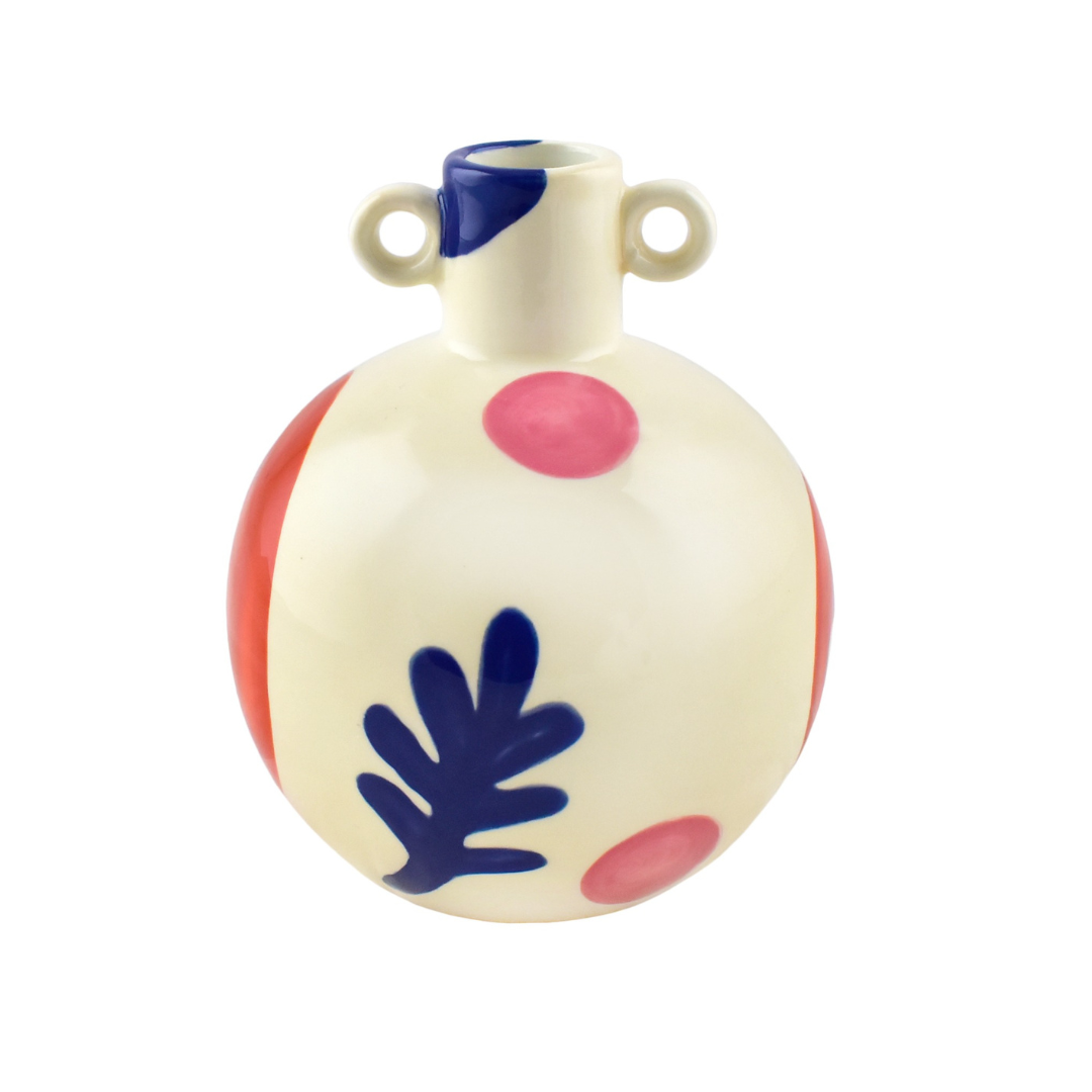 Lucia Autumn Leaves Ceramic Vase