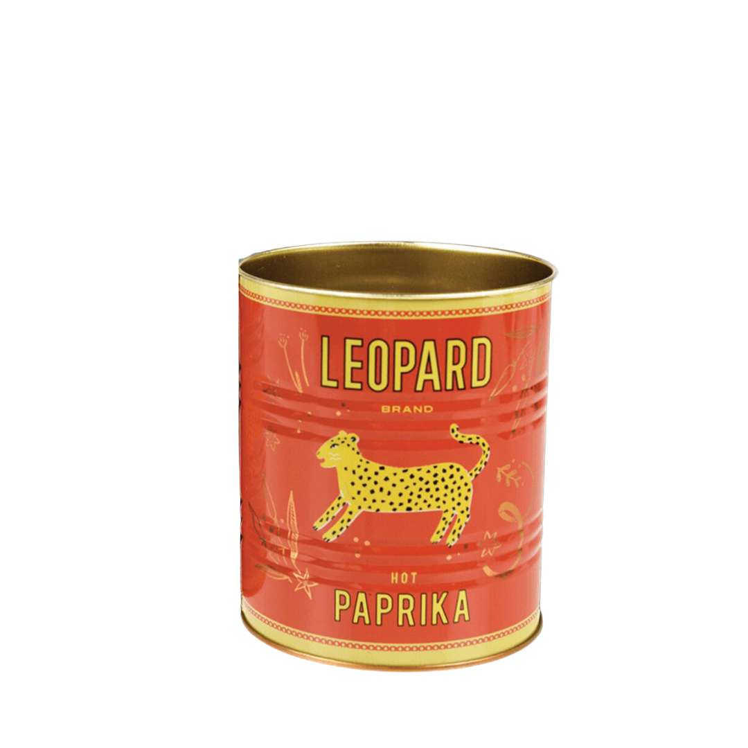 Paprkia Leopard Storage Tin