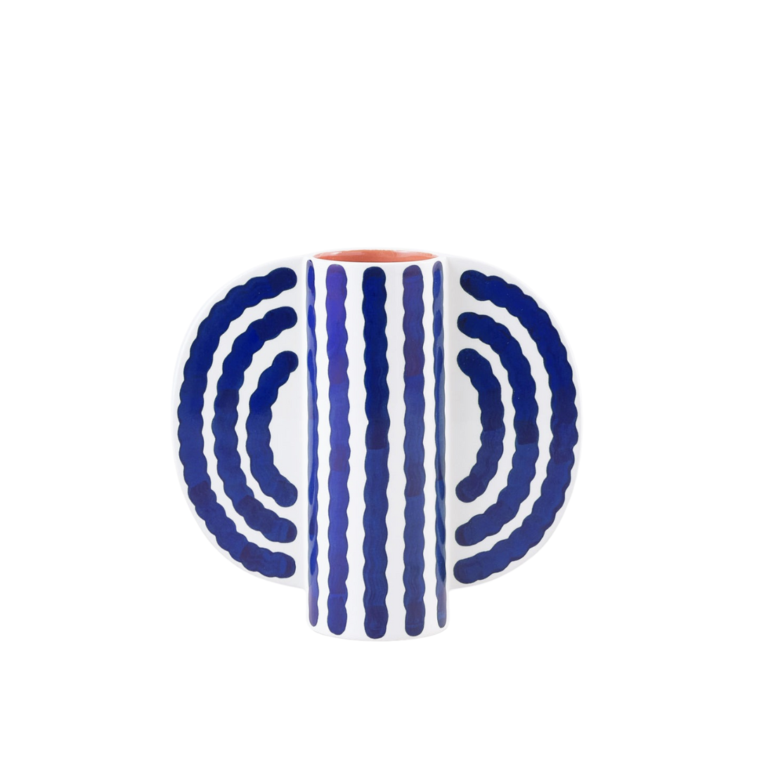 Small Butterfly Vase Blue