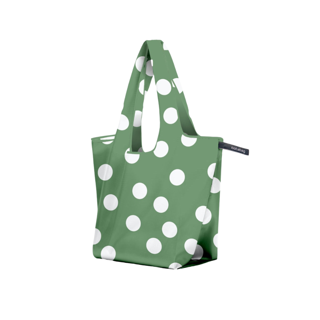 Olive Dots Tote Bag
