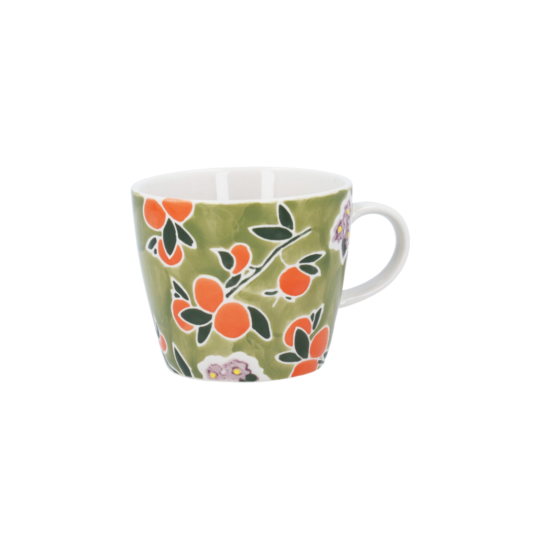 Green Satsuma Branch Stoneware Brunch