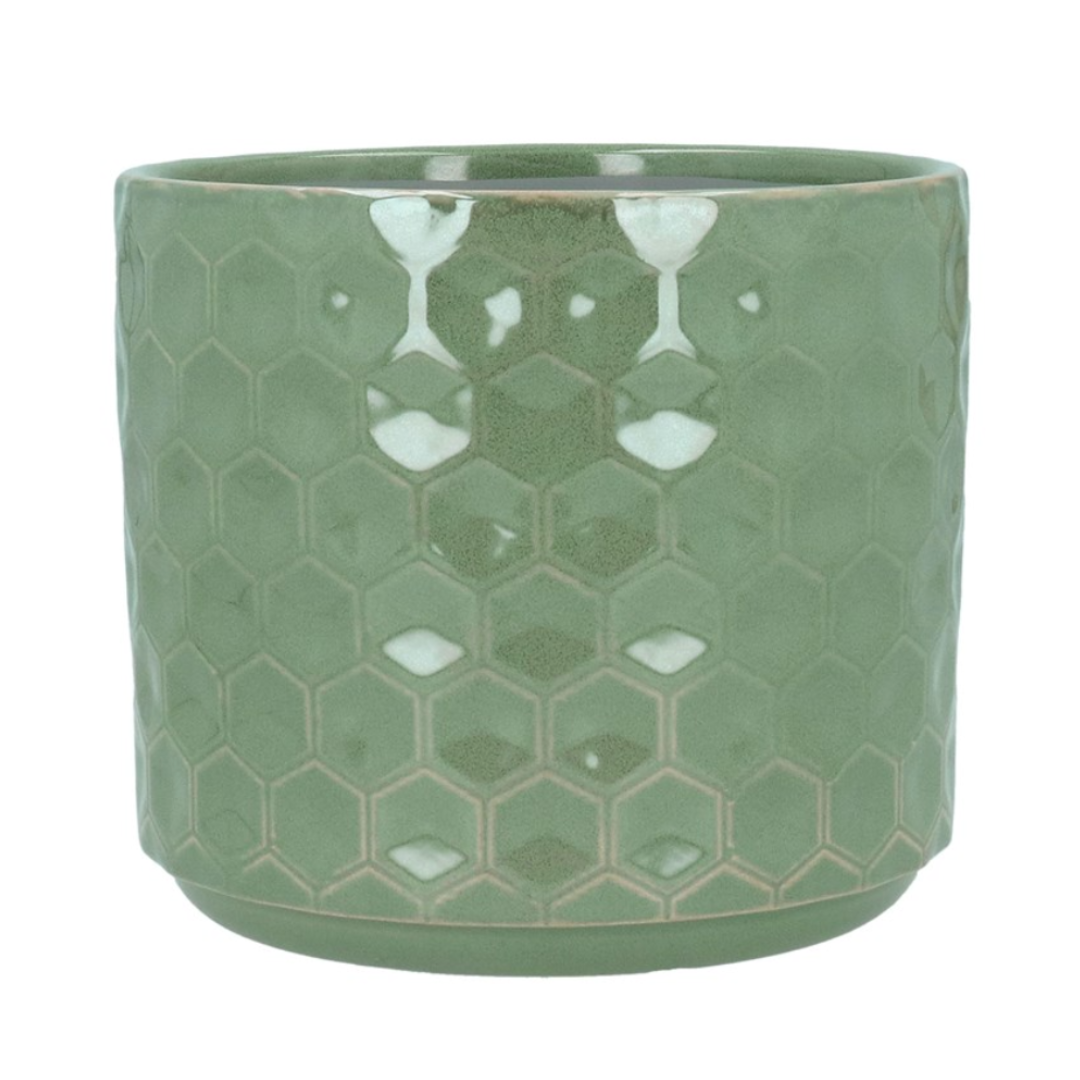 Seafoam Honeycomb Pot Cover