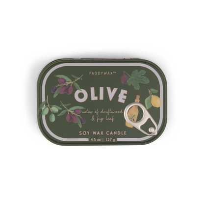Fig &amp; Olive Two-Wick Tin Candle 4.5oz