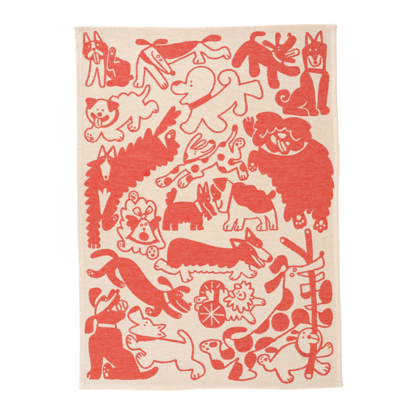 Dogs Day Out Tea Towel