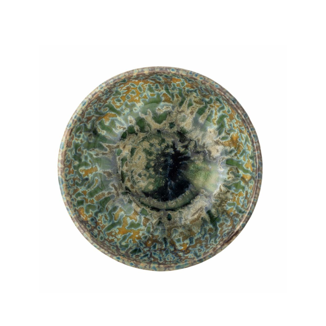 Milani Bowl Green Stoneware