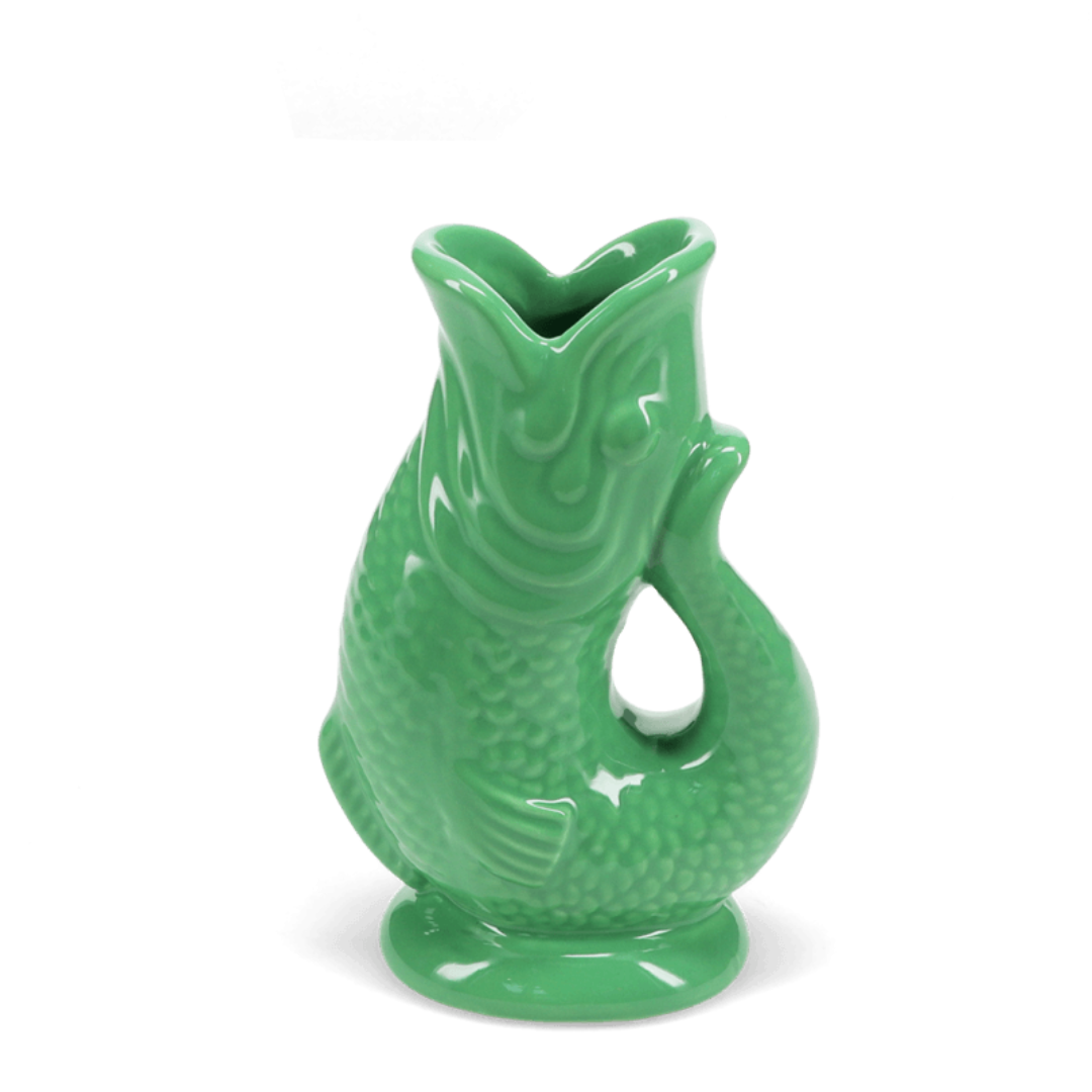 Ceramic Green Fish Vase