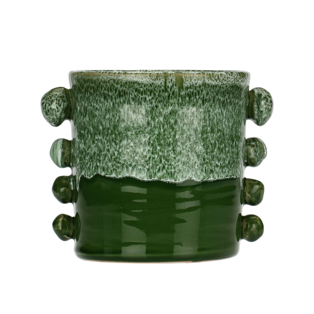 Reginaldo Bobble Green Plant Pot