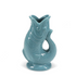 Ceramic Blue Fish Vase