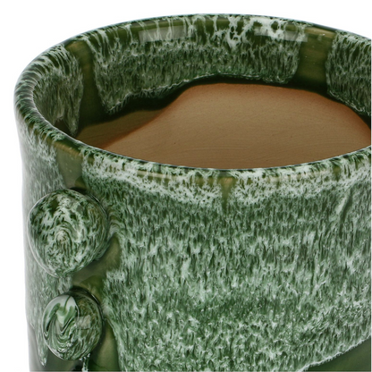 Reginaldo Bobble Green Plant Pot