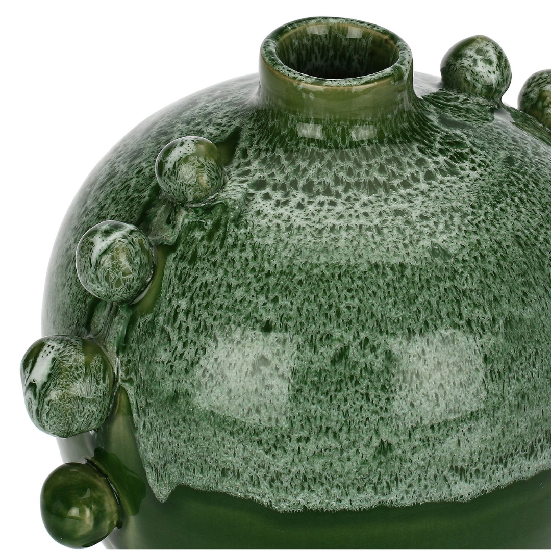 Reginaldo Bobble Green Decorative Vase
