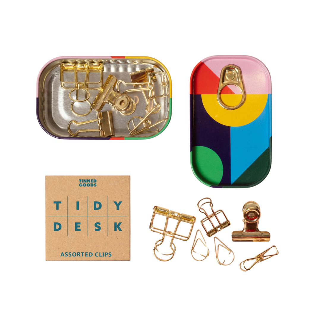 Tinned Good Stationery Clips