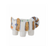 Caty Candle Holder, Brown, Stoneware