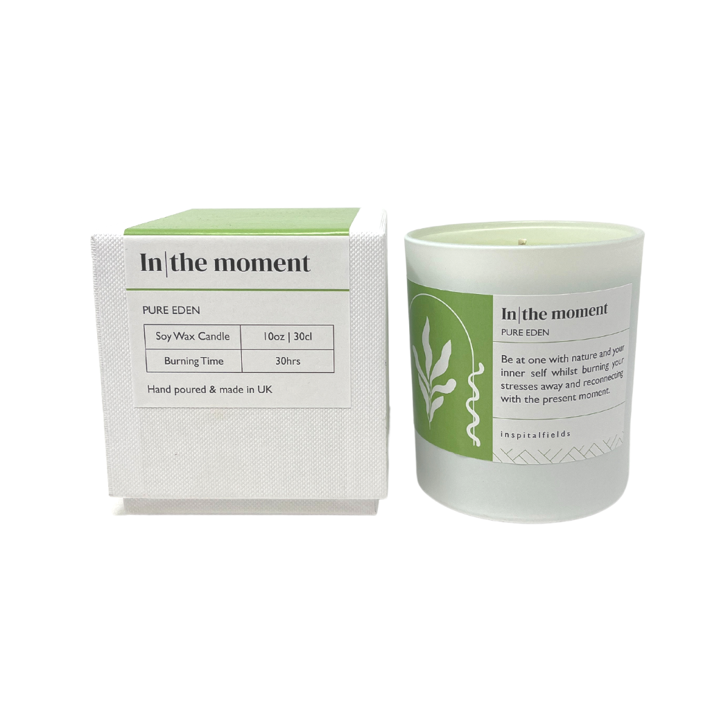 In The Moment - Pure Eden Tinted Soy Wax Candle