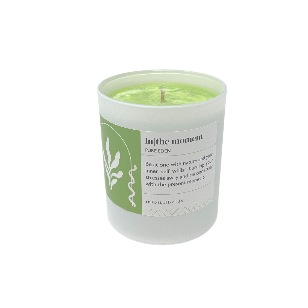 In The Moment - Pure Eden Tinted Soy Wax Candle