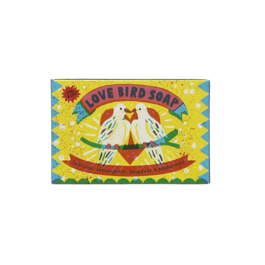 Love Bird Soap With Tea Tree, Lemongrass, Lavender & Peppermint 95gr