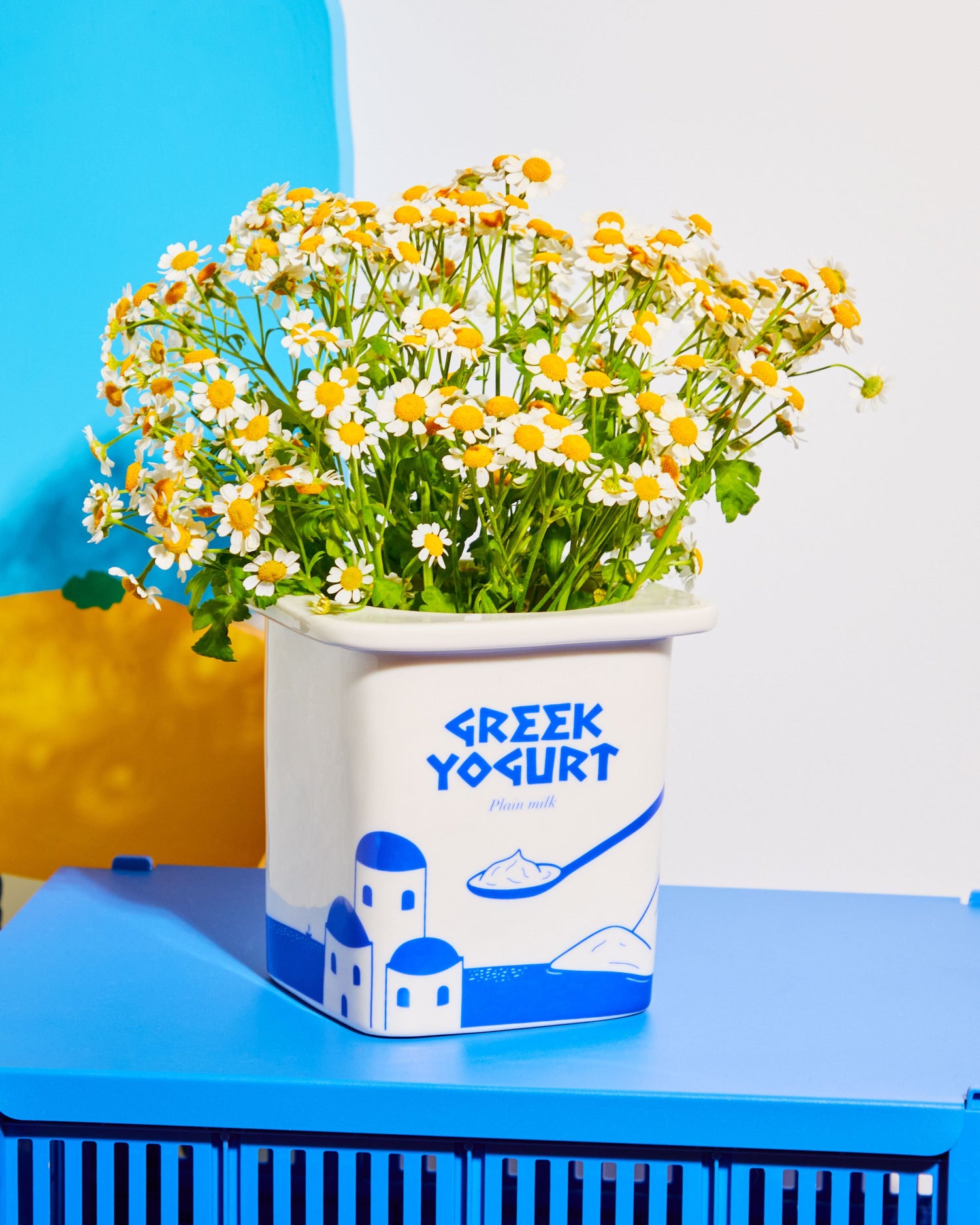 Greek Yogurt Vase