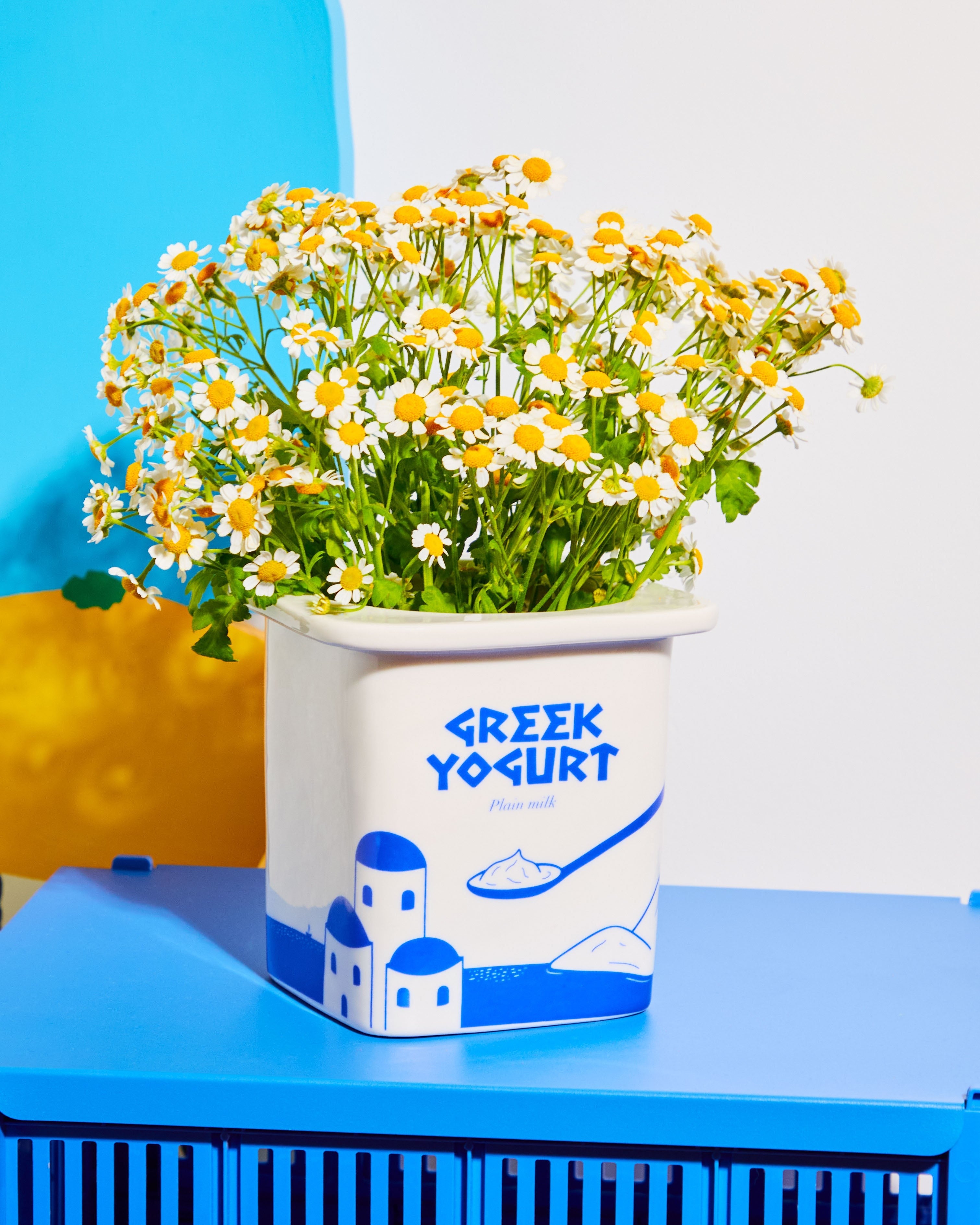 Greek Yogurt Vase