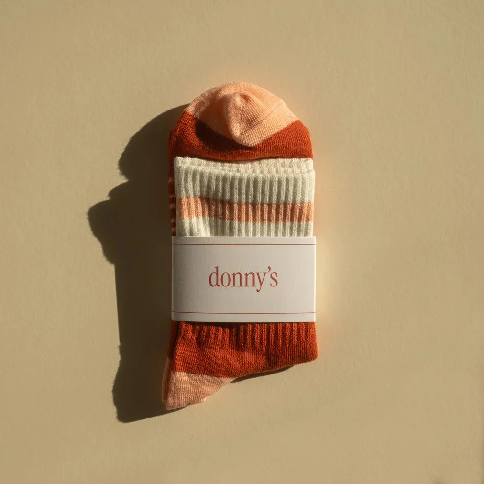 Rust Varsity Socks