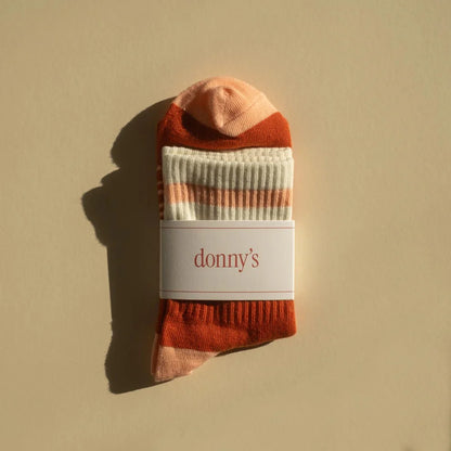 Rust Varsity Socks