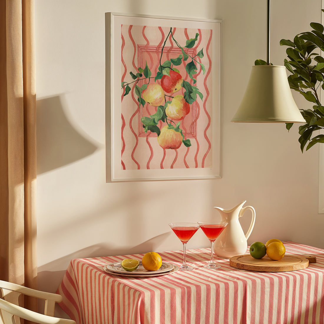 Hand Painted Apples Kitchen Print