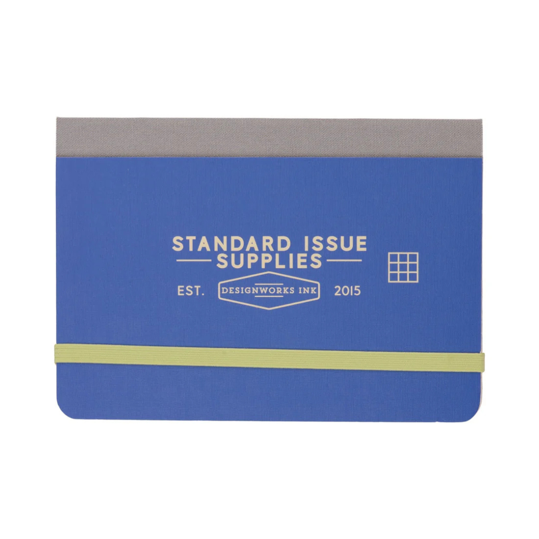 Cobal Blue and Citron Standard Issue Pocket Journal