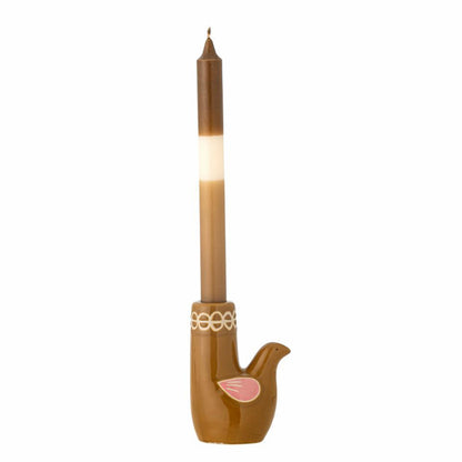 Trudy Brown Candle Holder 