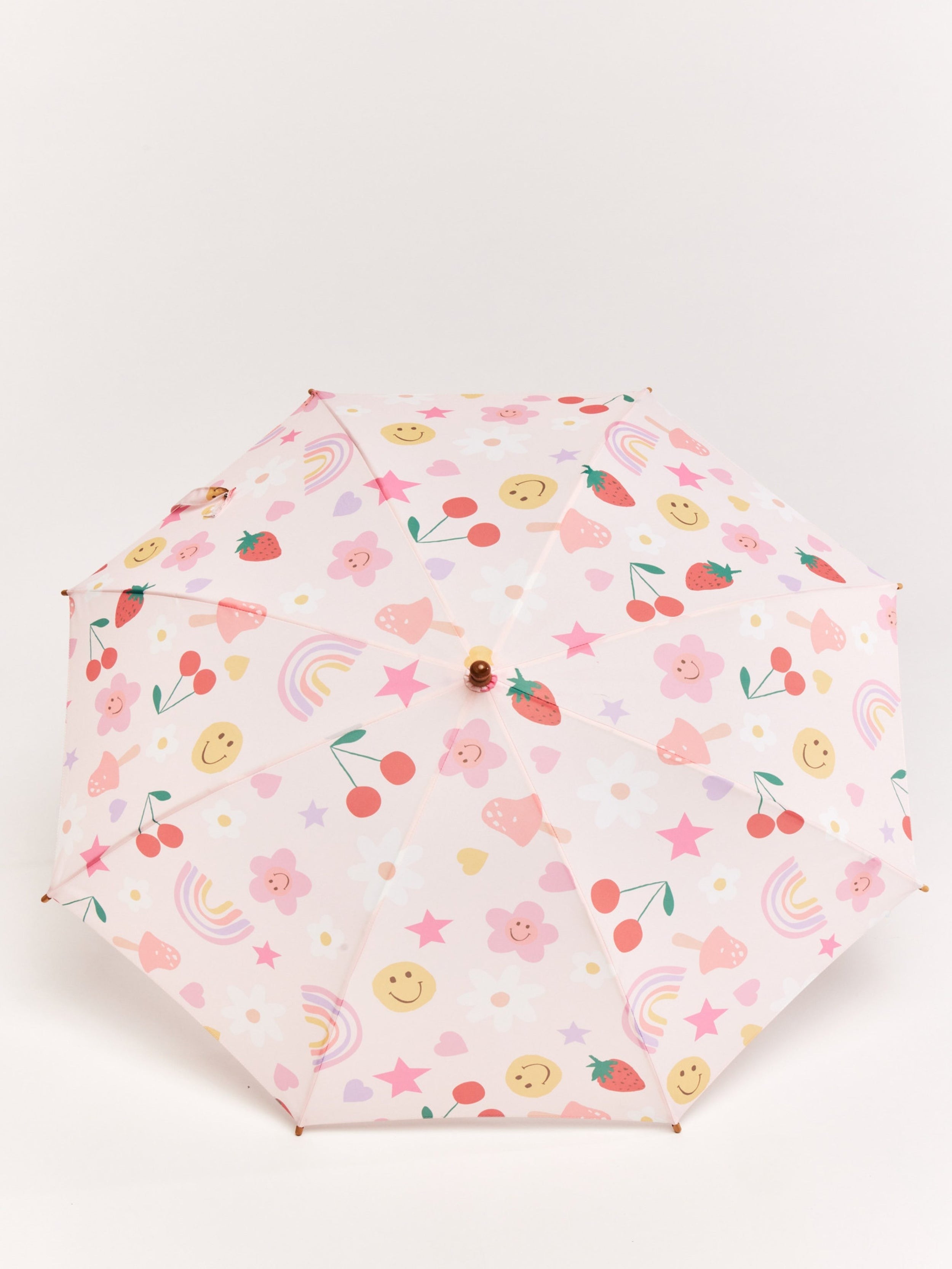 Meri Meri Pink Smily Face Children Umbrella
