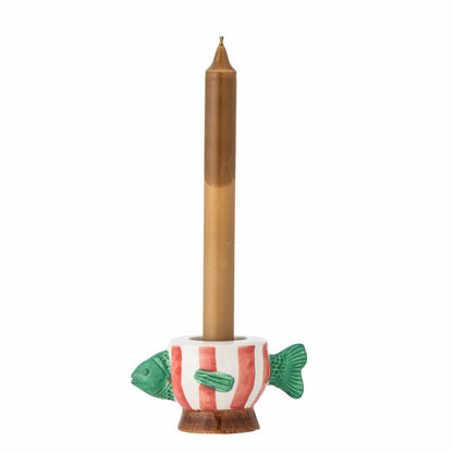 Codia Votive &amp; Candle Holder, Pink, Stoneware