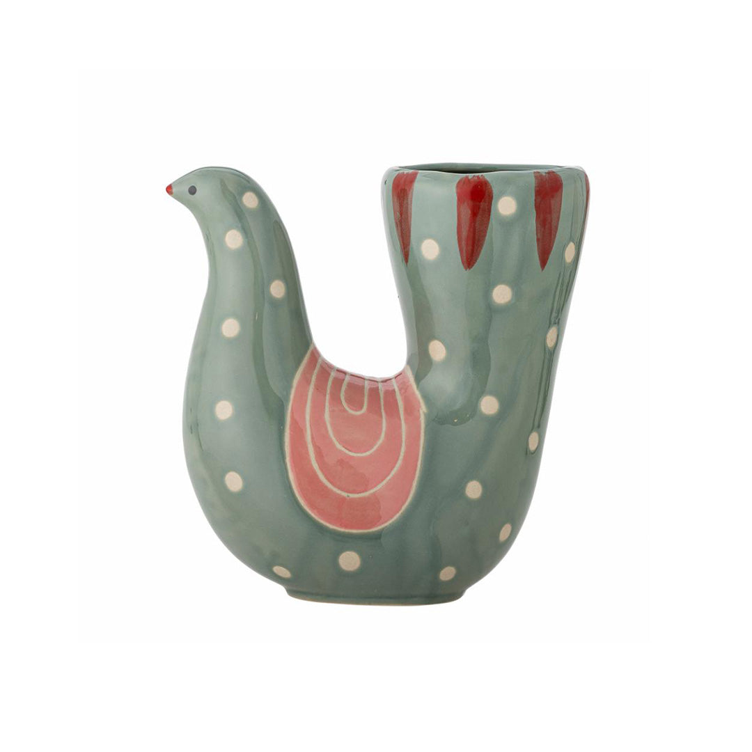 Trudy Green Stoneware Vase