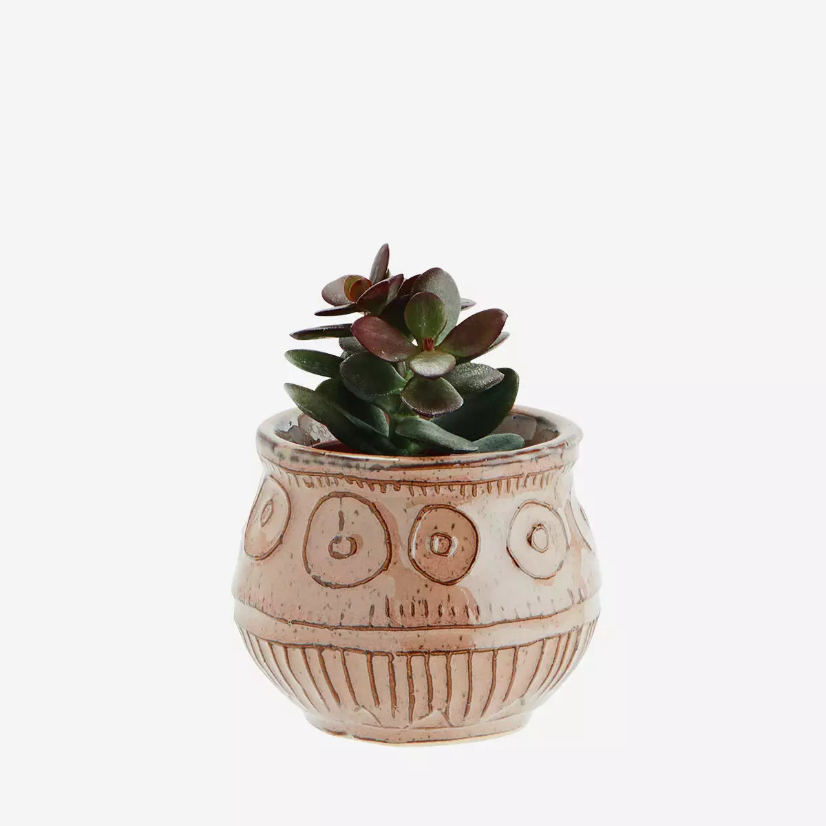 Rose Stoneware Flower Pots
