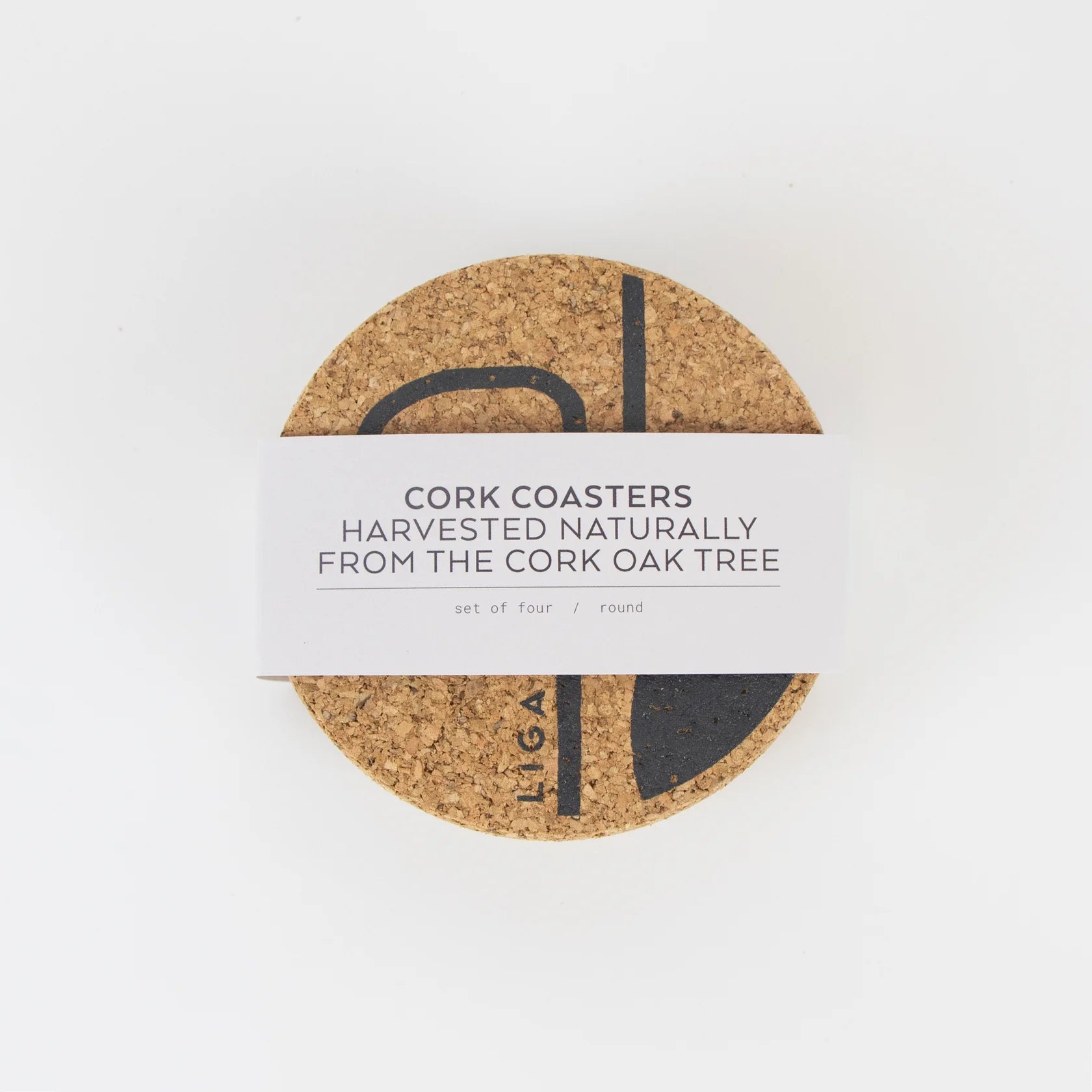 Cork Eco Round Coaster Path