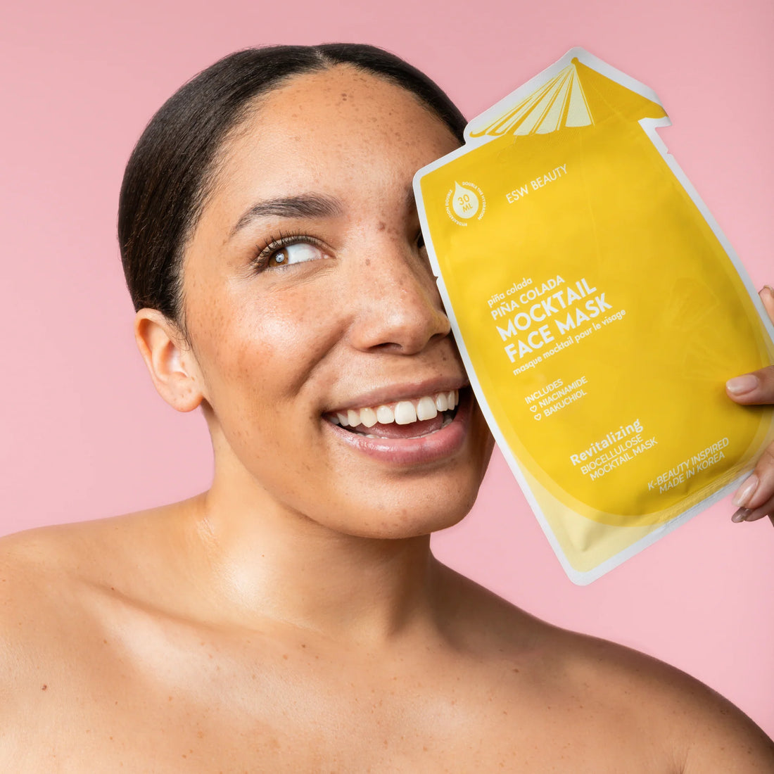 Piña Colada Revitalizing Biocellulose Mocktail Face Mask
