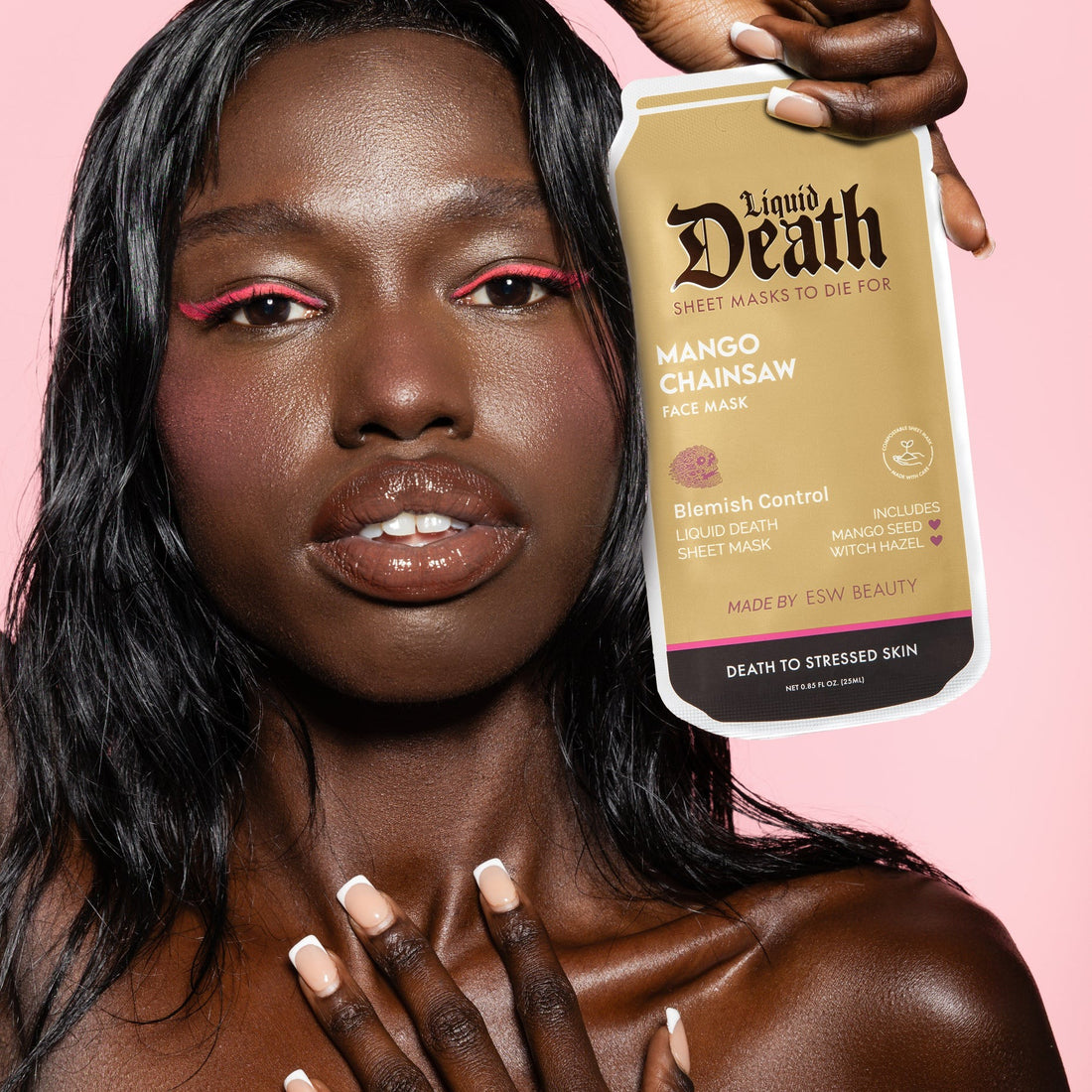 Mango Chainsaw Blemish Control Liquid Death Face Mask