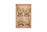 Leaf Brass Place Card Hoder